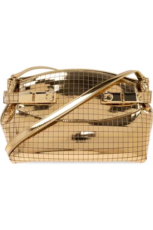 Salvatore Ferragamo Dames, Tassen, Geel, Maat: ONE Size Leer