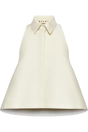 Marni Dames, Blouses & Shirts, Wit, Maat: XS Katoen