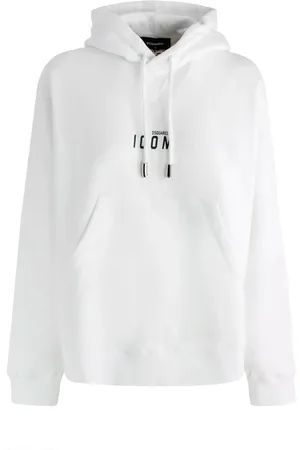 Dsquared2 Heren, Sweatshirts & Hoodies, Wit, Maat: S Katoen