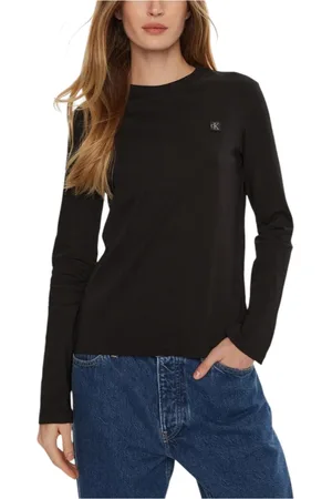 Calvin Klein Dames, Tops, Zwart, Maat: XS Katoen