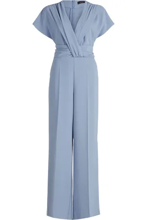 Vera Mont Dames, Jumpsuits & Playsuits, Blauw, Maat: 3XL
