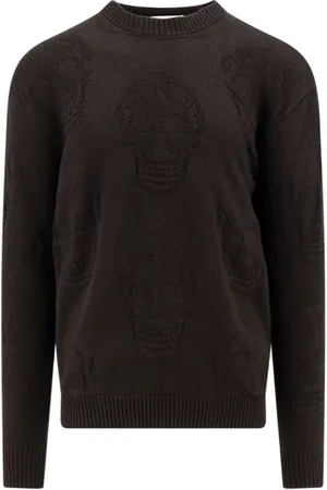 Alexander McQueen Heren, Truien, Zwart, Maat: S Katoen