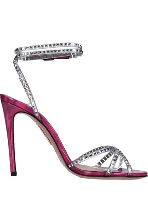 Aquazzura Dames, Schoenen, Roze, Maat: 37 EU Leer