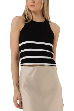 Bruuns Bazaar Dames, Tops, Zwart, Maat: XS Katoen