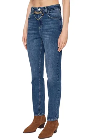 Liu Jo Dames, Jeans, Blauw, Maat: W24 Katoen