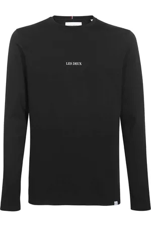 Les Deux Heren, Tops, Zwart, Maat: 2XL Katoen