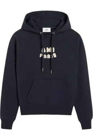 Ami Dames, Sweatshirts & Hoodies, Blauw, Maat: 2XS