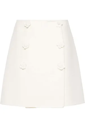 ERMANNO SCERVINO Dames, Rokken, Wit, Maat: M Wol
