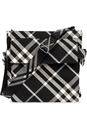 Burberry Heren, Tassen, Zwart, Maat: ONE Size Katoen