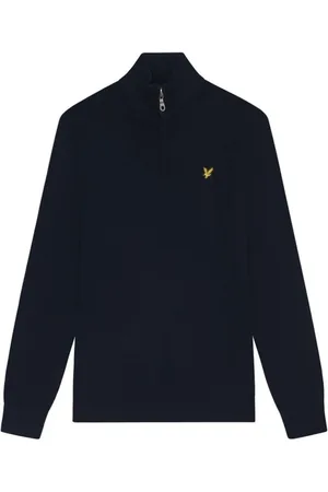 Lyle & Scott Heren, Truien, Blauw, Maat: 3XL Katoen