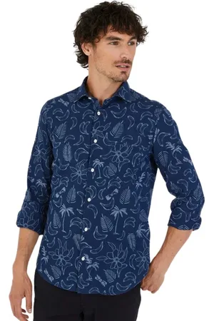 Eden Park Heren, Overhemden, Blauw, Maat: M