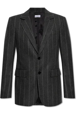 Burberry Heren, Jassen, Grijs, Maat: L Wol