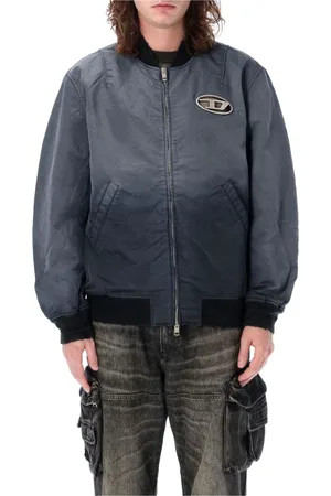 Diesel Heren, Jassen, Blauw, Maat: XL Acryl