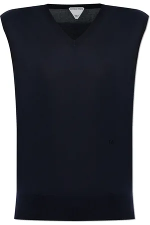 Bottega Veneta Dames, Truien, Blauw, Maat: S Kasjmier