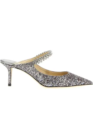Jimmy Choo Dames, Schoenen, Grijs, Maat: 37 EU Leer