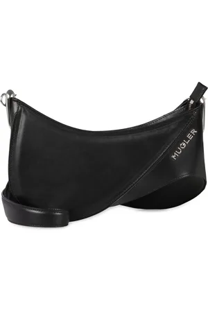 MUGLER Dames, Tassen, Zwart, Maat: ONE Size Leer