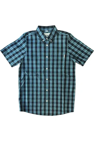 Carhartt Heren, Overhemden, Blauw, Maat: S Katoen