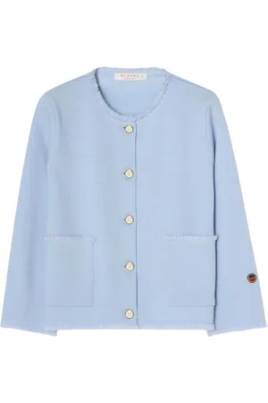 BUSNEL Dames, Jassen, Blauw, Maat: L Wol