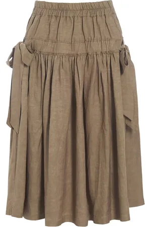 Bitte Kai Rand Dames, Rokken, Bruin, Maat: XS Linnen
