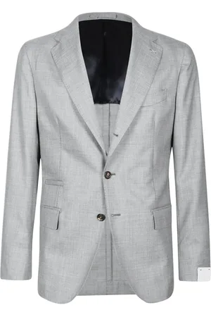 ELEVENTY Heren, Jassen, Grijs, Maat: 4XL Kasjmier