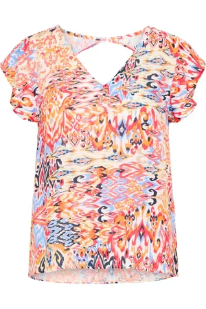 Ichi Dames, Blouses & Shirts, Veelkleurig, Maat: S Viscose
