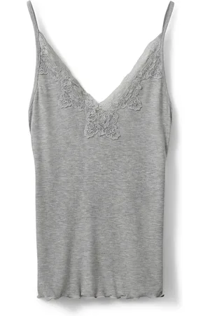 Sofie Schnoor Dames, Tops, Grijs, Maat: L