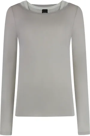 Pinko Dames, Tops, Grijs, Maat: M Jersey