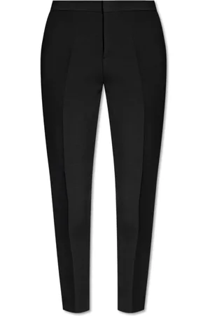 Fabiana Filippi Dames, Broeken, Zwart, Maat: XS Wol