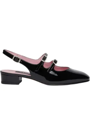 Carel Dames, Schoenen, Zwart, Maat: 38 EU Leer