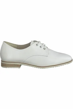 Tamaris Dames, Schoenen, Wit, Maat: 36 EU Leer