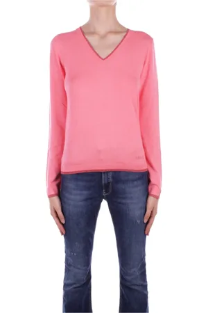 Liu Jo Dames, Truien, Roze, Maat: XL Viscose
