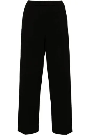 Fabiana Filippi Dames, Broeken, Zwart, Maat: 2XS Viscose