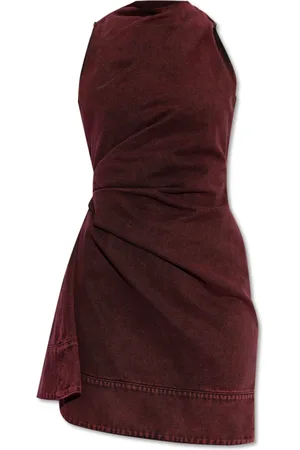 Alexander McQueen Dames, Jurken, Rood, Maat: XS Katoen