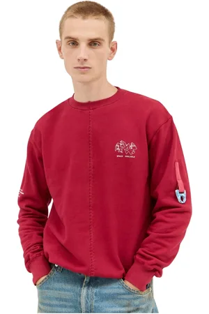 Space Available Heren, Sweatshirts & Hoodies, Rood, Maat: XL Katoen