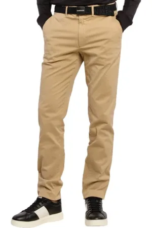 Calvin Klein Heren, Broeken, Bruin, Maat: W33