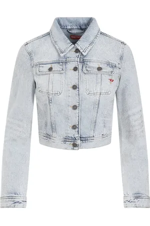 Diesel Dames, Jassen, Blauw, Maat: S Denim
