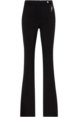 Roberto Cavalli Dames, Broeken, Zwart, Maat: 2XS