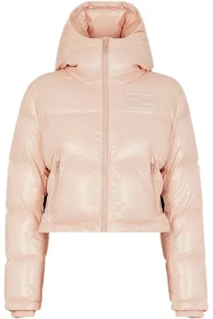 Fendi Dames, Jassen, Roze, Maat: M Leer