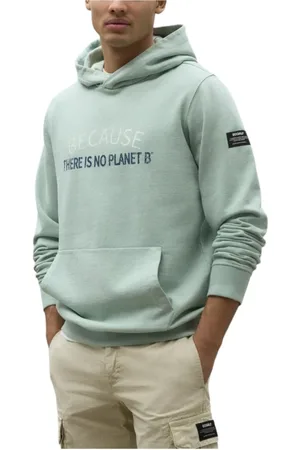ECOALF Heren, Sweatshirts & Hoodies, Blauw, Maat: S