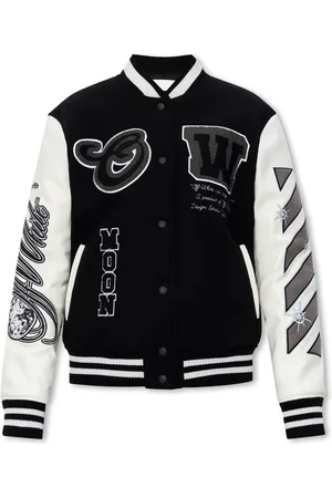 OFF-WHITE Dames, Jassen, Zwart, Maat: XS Wol