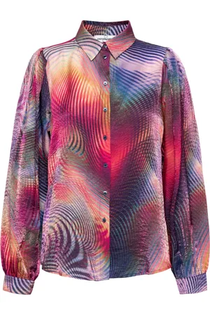 &Co Woman Dames, Blouses & Shirts, Veelkleurig, Maat: XS Viscose