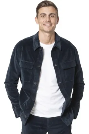 Masons Heren, Overhemden, Zwart, Maat: 2XL Corduroy