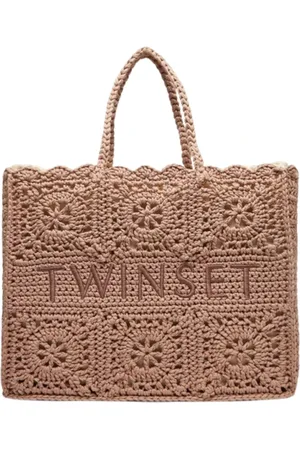 Twin-Set Dames, Tassen, Roze, Maat: ONE Size Katoen