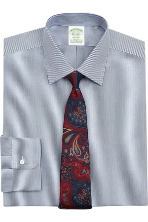 Brooks Brothers Heren, Overhemden, Blauw, Maat: XS Katoen