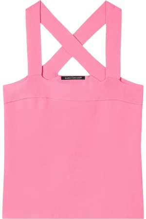 Luisa Cerano Dames, Tops, Roze, Maat: M Viscose