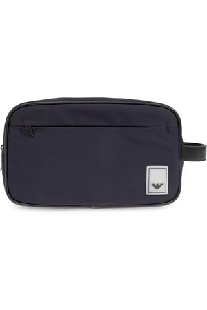 Emporio Armani Heren, Tassen, Blauw, Maat: ONE Size Nylon