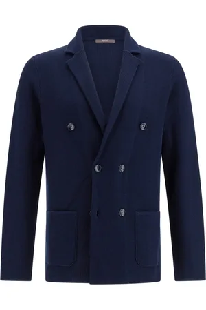 Boggi Milano Heren, Jassen, Blauw, Maat: XL Katoen