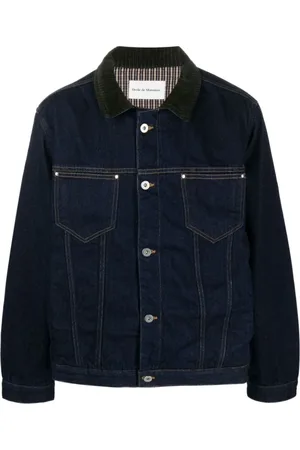 Drôle de Monsieur Heren, Jassen, Blauw, Maat: L Denim