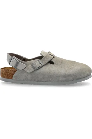 Birkenstock Dames, Schoenen, Grijs, Maat: 41 EU Suède