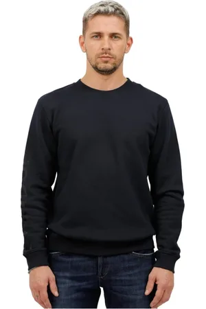 Dondup Heren, Sweatshirts & Hoodies, Blauw, Maat: XL Katoen